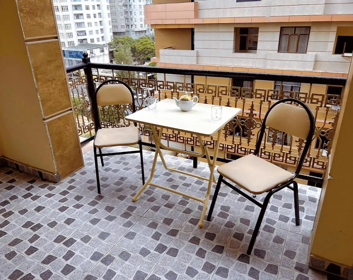 Live-Inn Central Studios In Modern Condo With Elevator, Garden & Airport Shuttle Baku